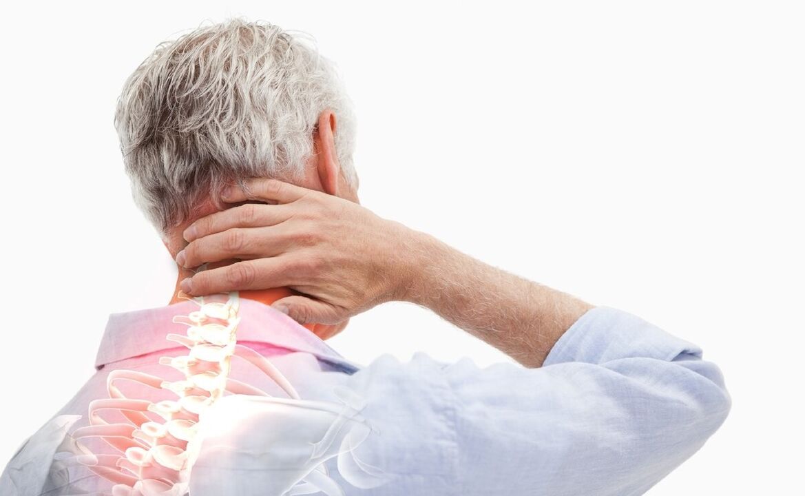 kakla sāpes vīrietim ar osteohondrozi